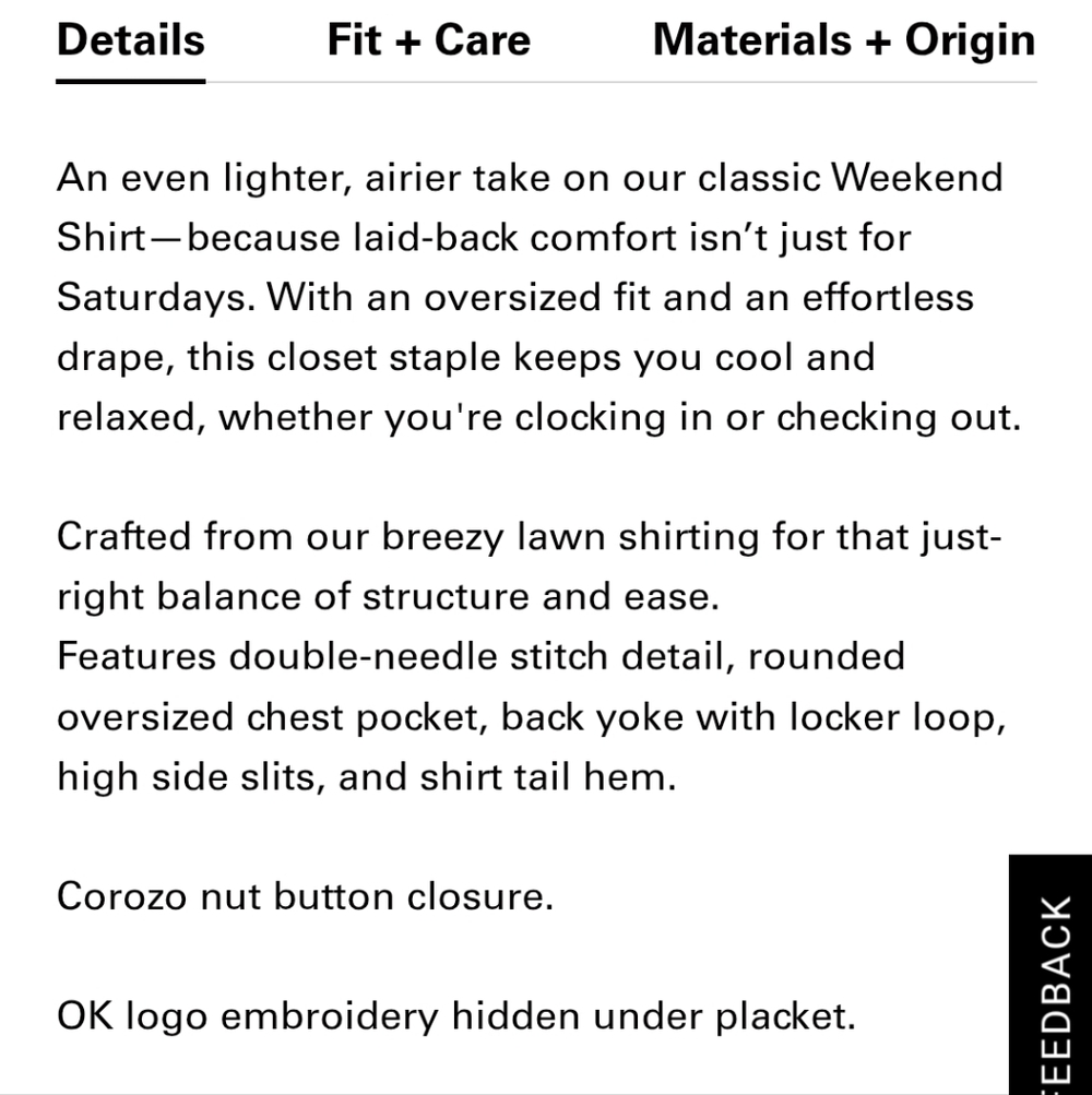 Outerknown - The Lightweight Weekend Shirt - Picture 6 of 9